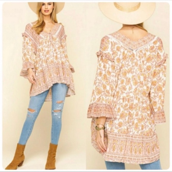 Free People MOONLIGHT DANCE TUNIC SIZE SMALL NWT - Picture 14 of 16